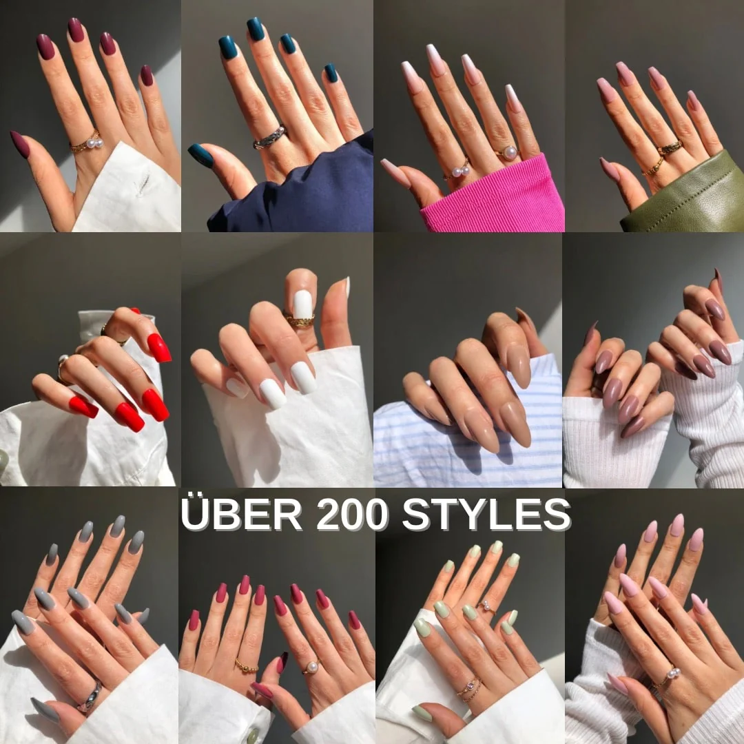 Carli Acrylish extra-long Press on Nails (inkl. Nagelkleber) - Image 6