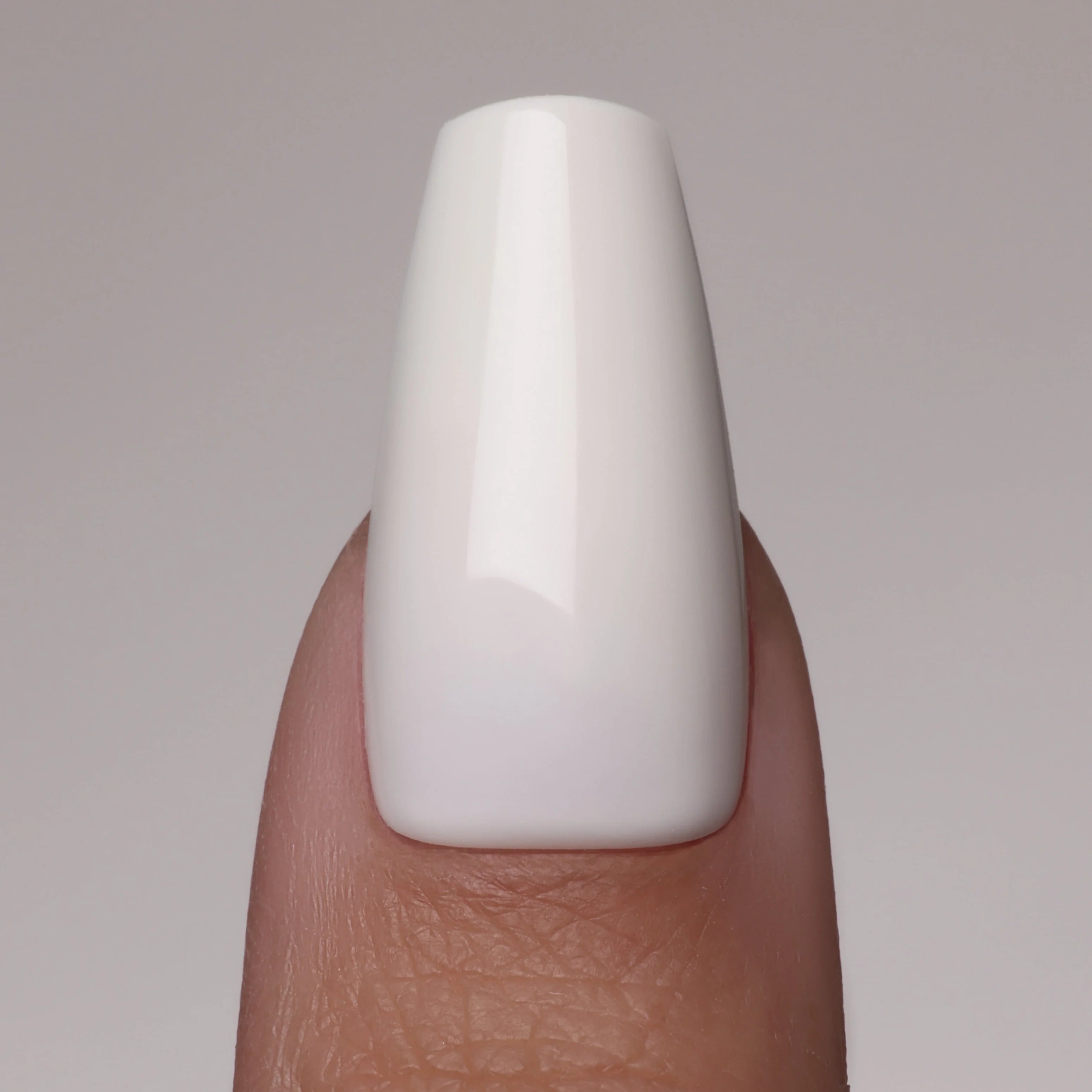 White extra-long Press On Nails (inkl. Nagelkleber) - Image 3