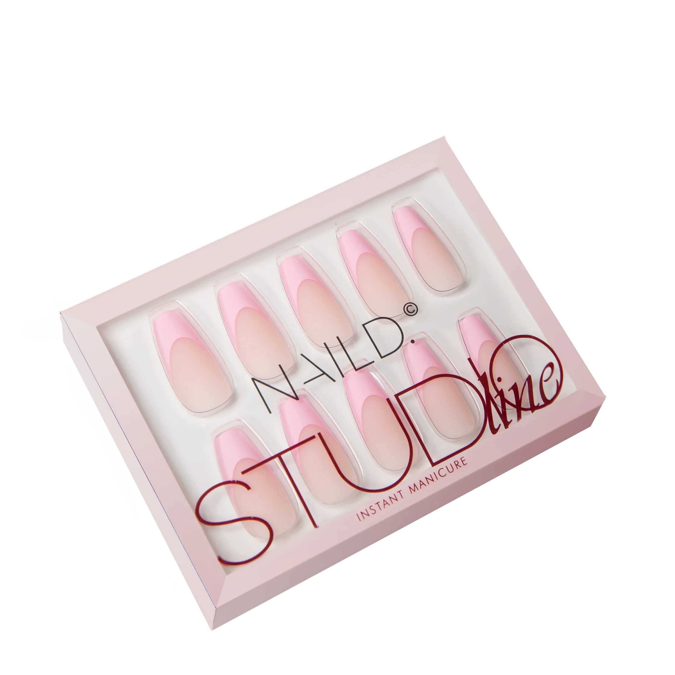 Roma rose matte extra-long Press on Nails - Image 4