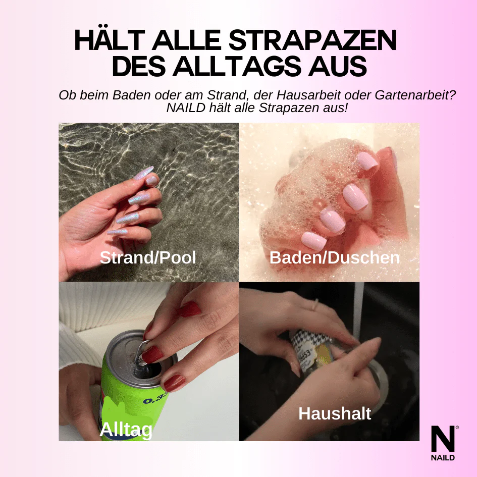 Ruby almond Softgel Press On Nails (inkl. Klebesticker & Nagelkleber) - Image 6